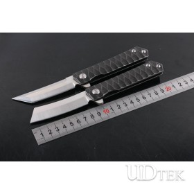 Steel lock D2 blade material folding knife UD405029 